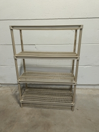 Plastic rack - 122x46x175cm